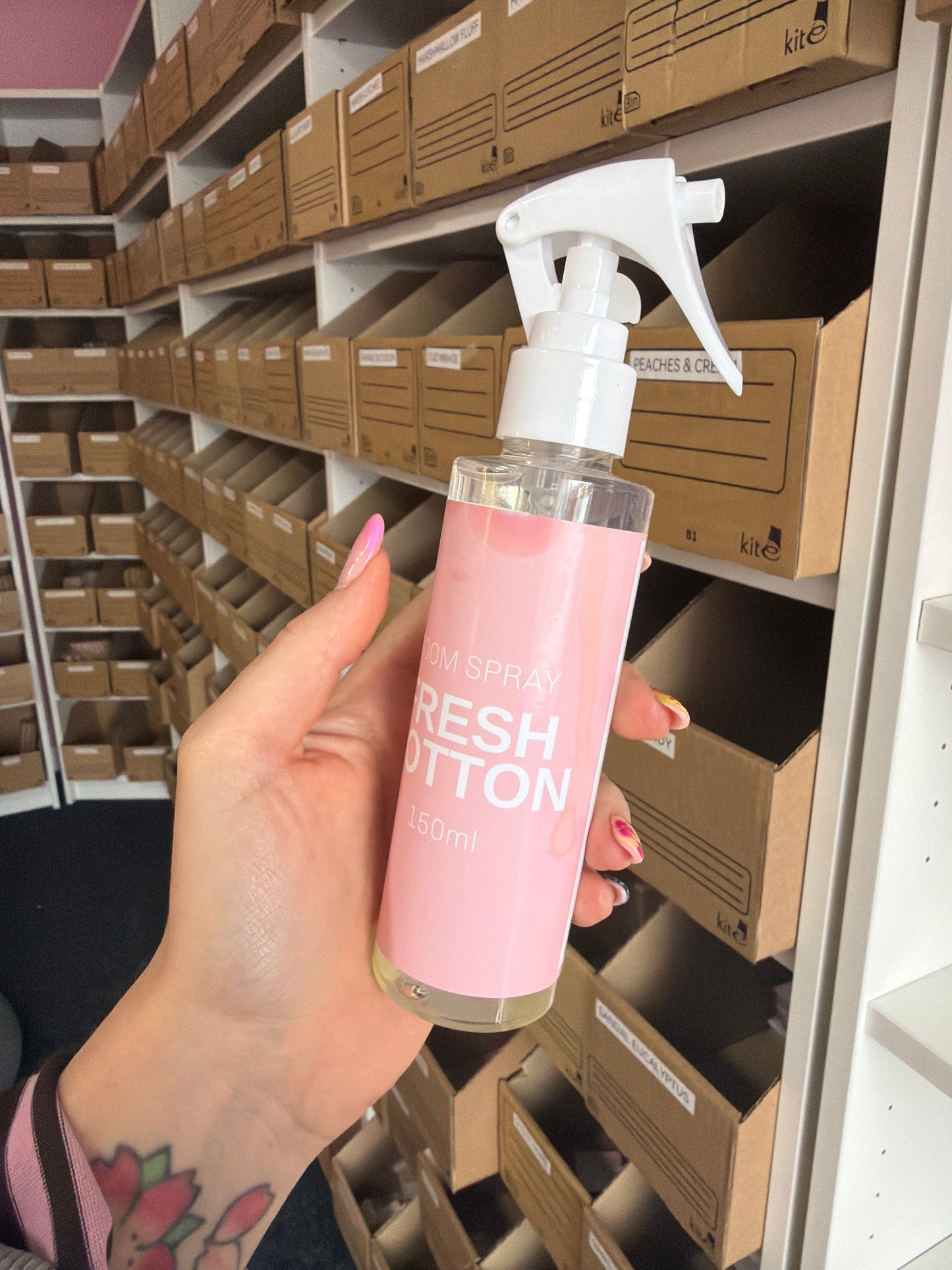 Damaged Fresh Cotton Room Spray