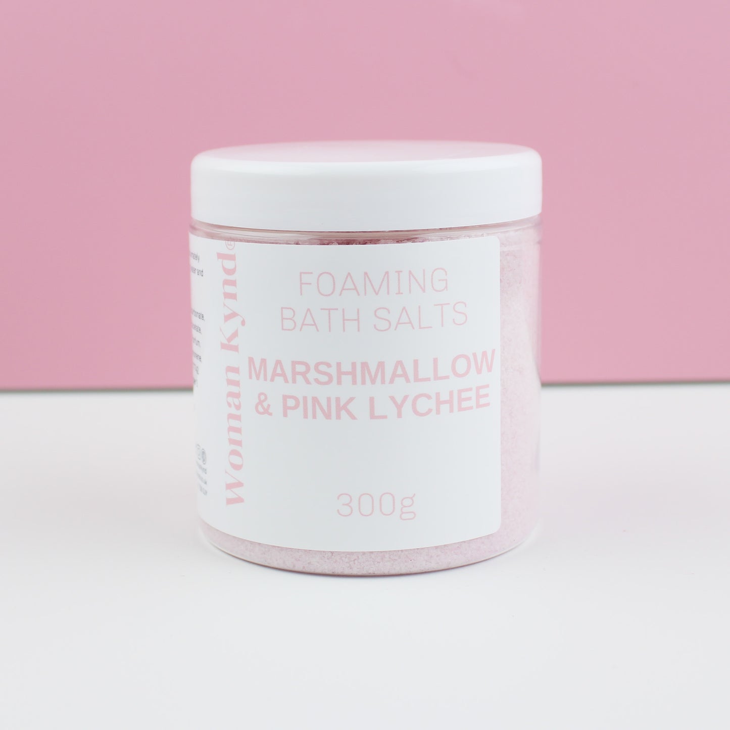 Marshmallow & Pink Lychee Foaming Bath Salts