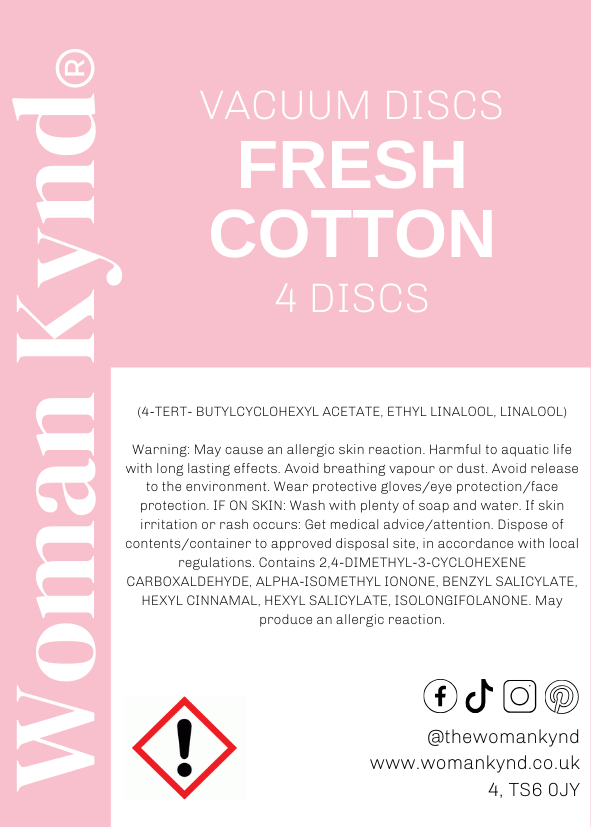 Fresh Cotton Vacuum Discs