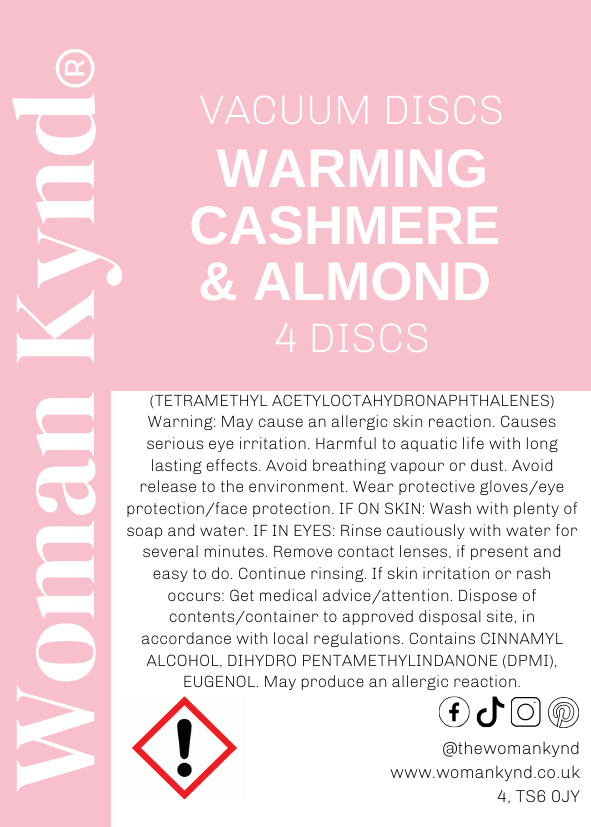 Warming Cashmere & Almond Vacuum Discs