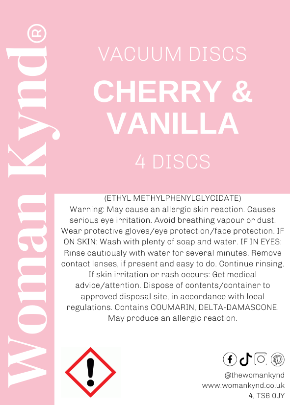 Cherry & Vanilla Vacuum Discs