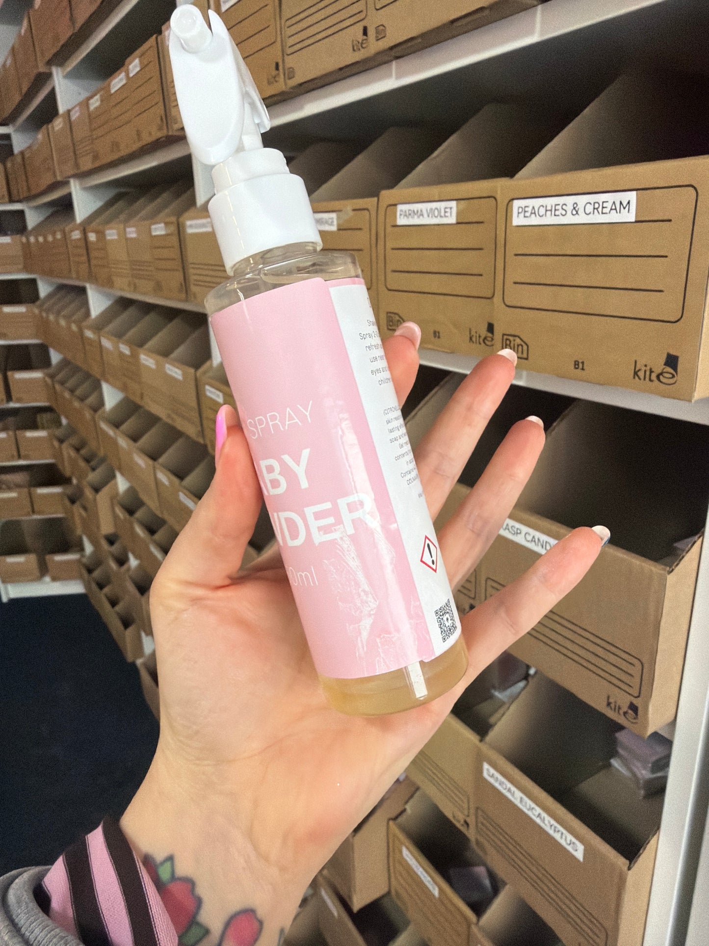 Damaged Baby Powder Room Spray