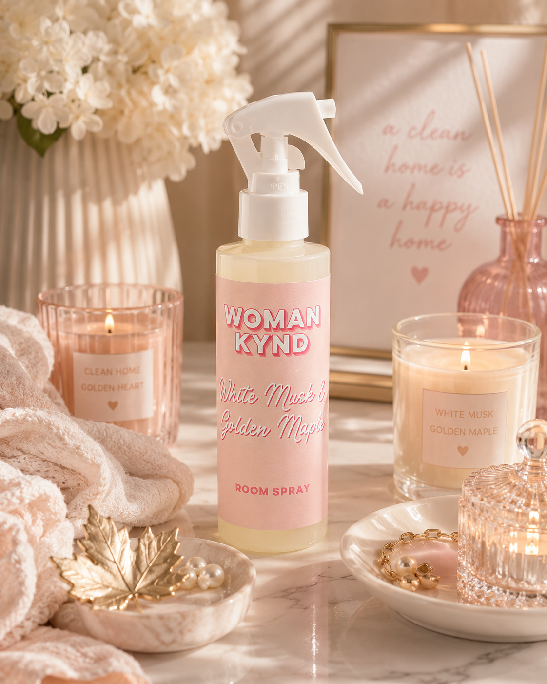 White Musk & Golden Maple Room Spray