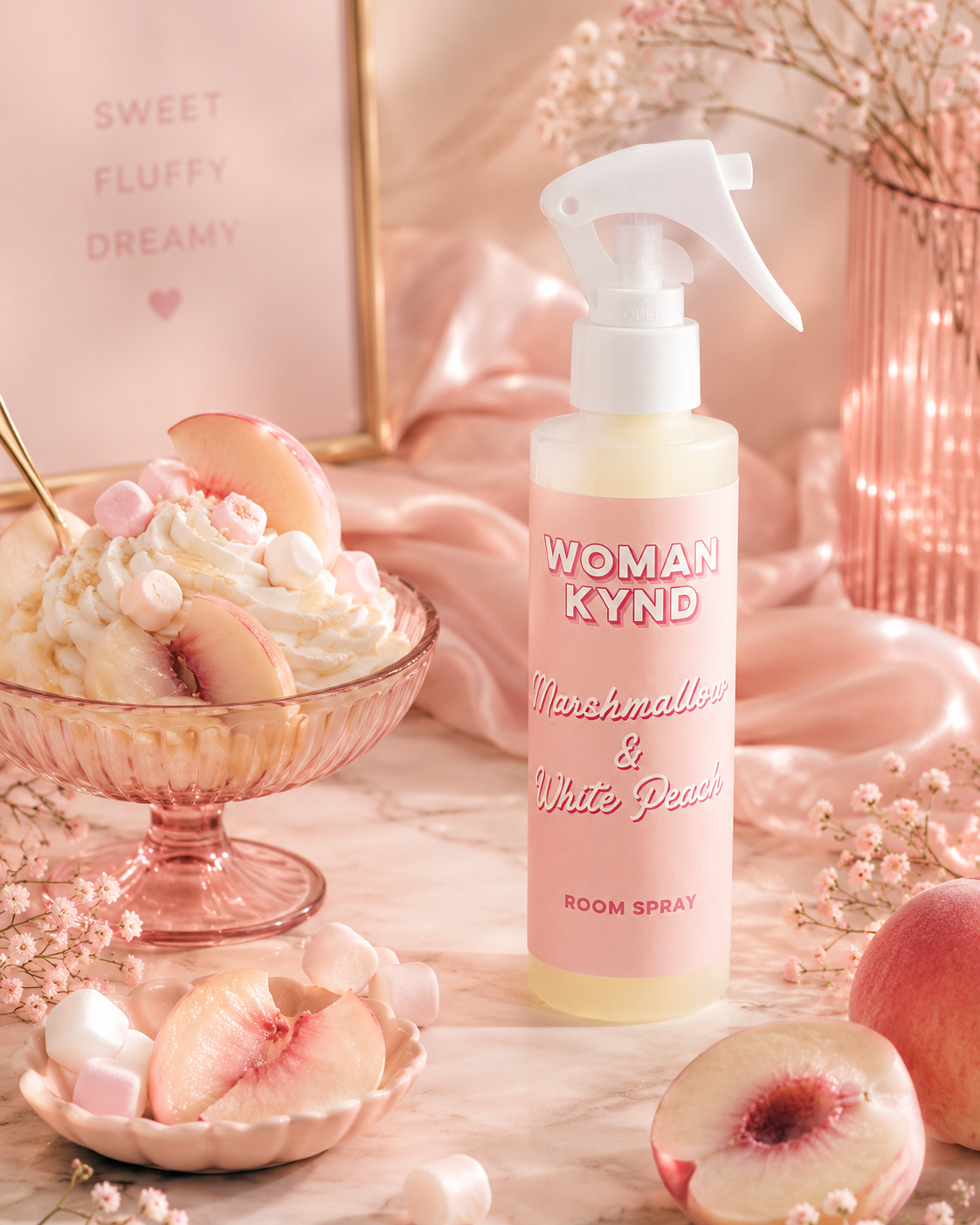 Marshmallow & White Peach Room Spray
