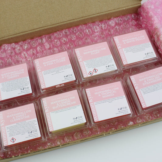 Marshmallow Wax Melt Sample Box
