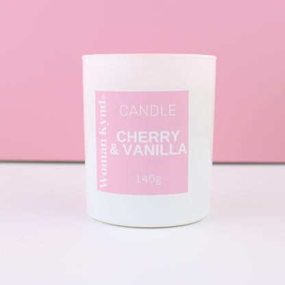 Cherry & Vanilla Scented Candle