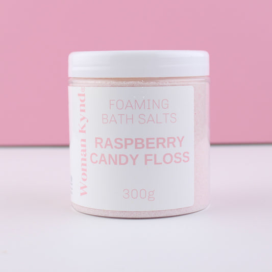 Raspberry Candy Floss Foaming Bath Salts