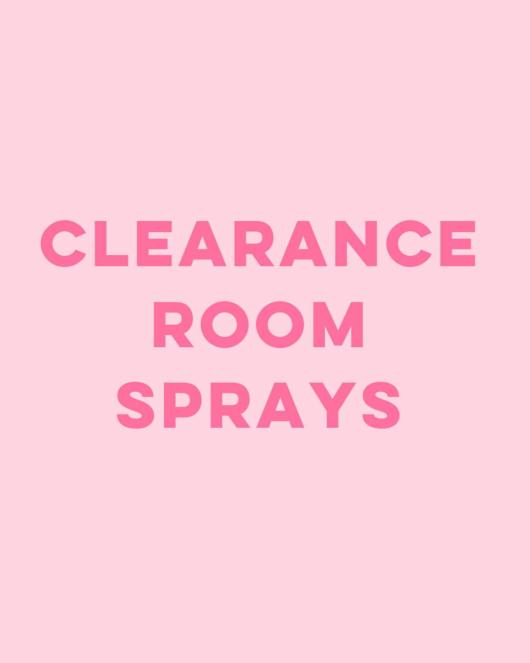 Clearance Room Spray